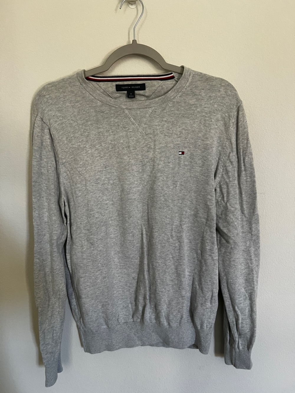 Tommy Hilfiger Gray Crewneck Sweater